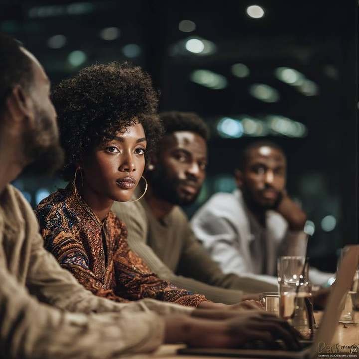 African business professionals